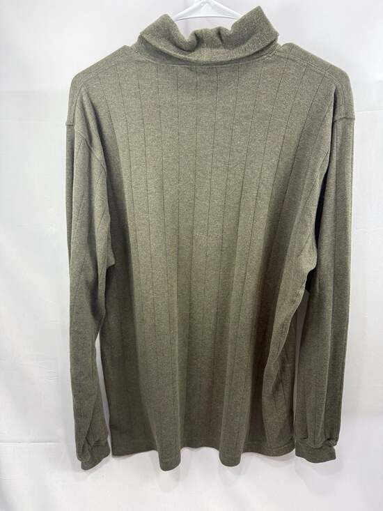 Vintage Brooks Brothers 100% Cotton Ribbed Turtleneck Sweater Shirt Collection M - Picture 8 of 15